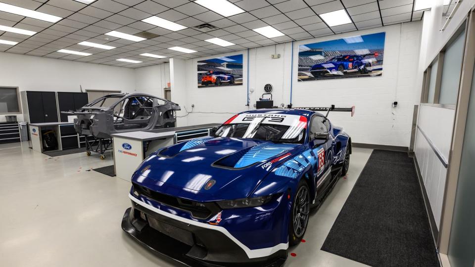 ford mustang gt3 test mule