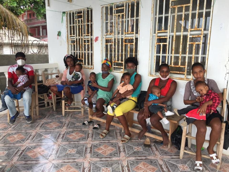 Some of the people in Haiti that Autumn Marshall has been trying to help through her nonprofit ministry 5 Star Global Ministry.