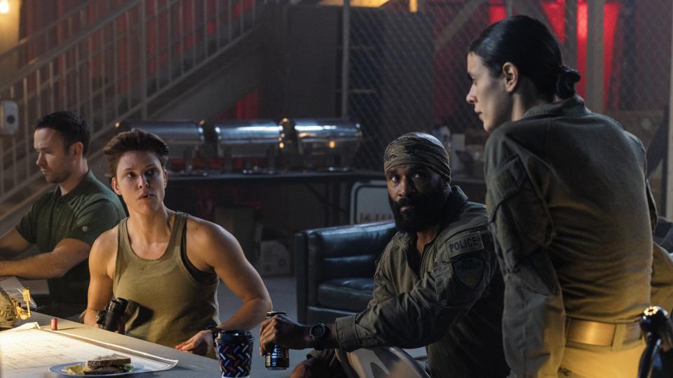 Jill Wagner, LaMonica Garrett and Laysla De Oliveira in Special Ops: Lioness