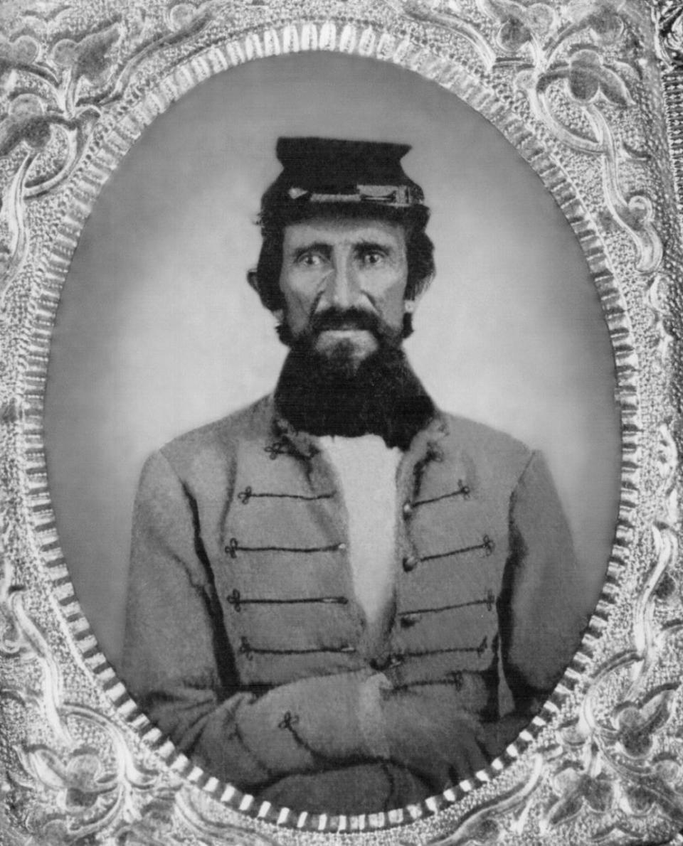 Job Carr, from Richmond, set aside his Quaker scruples against belligerency and went to the front with the 36th Indiana as a volunteer in the Civil War. His wife followed him.
