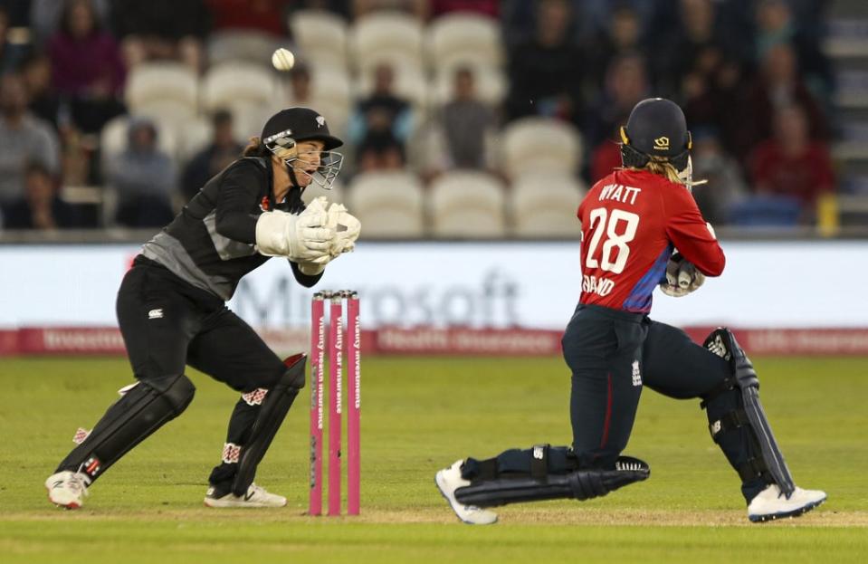 Danni Wyatt top-scored with 35 as England lost the second T20 against New Zealand (Kieran Cleeves/PA) (PA Wire)