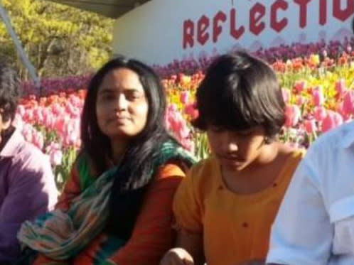 Sumaya Haque (r) and her mother Dr Nasrin Haque face deportation because Sumaya's autism was deemed a burden on Australian taxpayers: Facebook