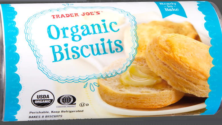 Trader Joe's Organic Biscuits can