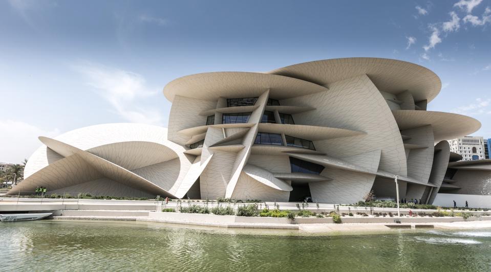 The National Museum of Qatar, which opened in March 2019, was designed by the French architect Jean Nouvel.