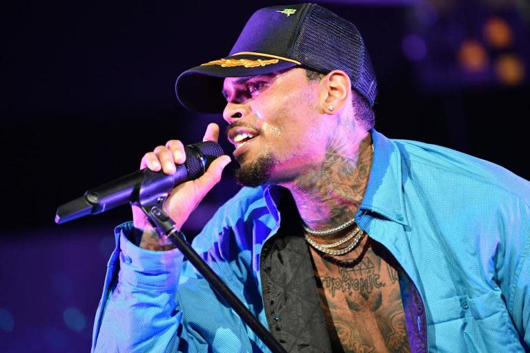 Chris Brown lashes out at Chvrches on Instagram: 'Ignorant simple-minded peasants'