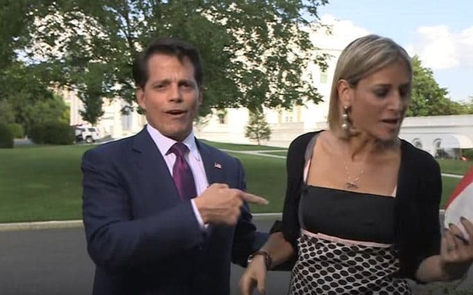 Emily Maitlis interviewed Anthony Scaramucci on Newsnight - BBC