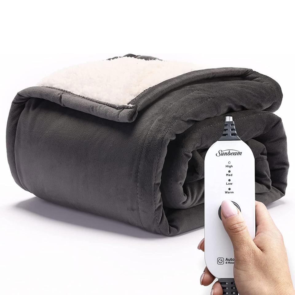 Amazon Heated Reversible Blanket Sale