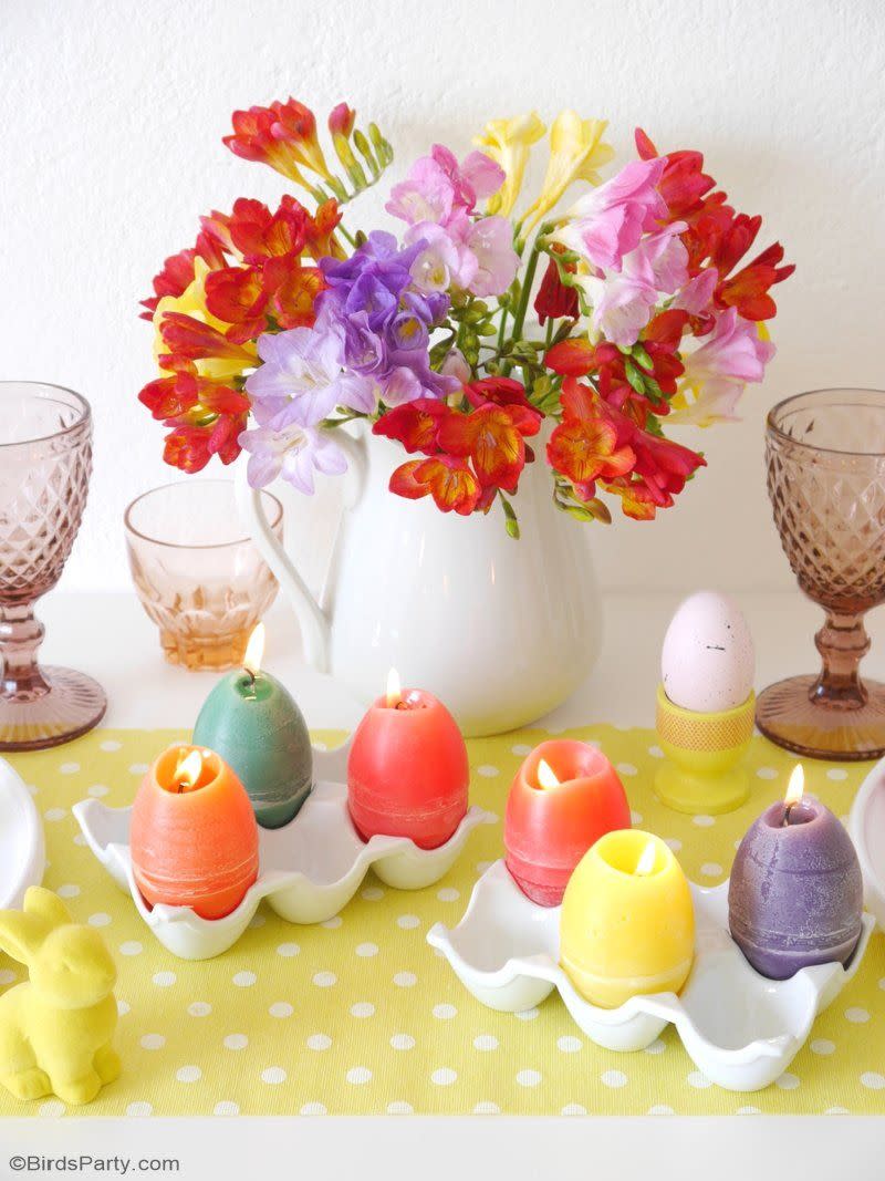 Easter Egg Candles