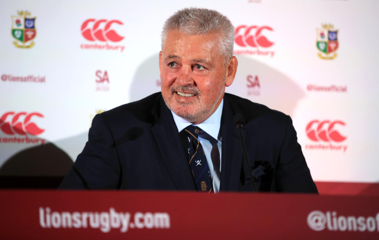 British and Irish Lions head coach Warren Gatland will be running the stats over potential stars of next summer's tour