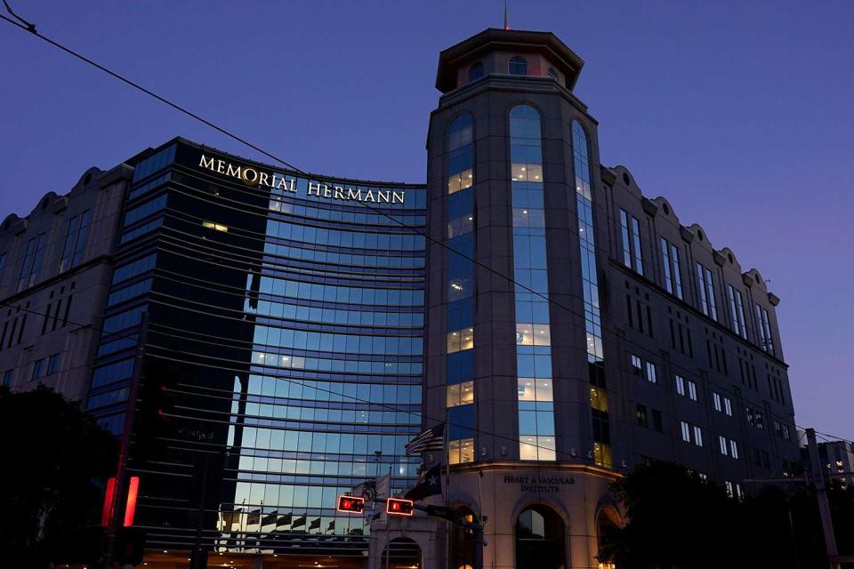 <p>Matt Patterson via AP</p> Memorial Hermann Hospital 