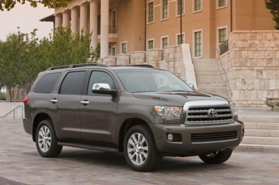 <p>An estimated 4.8% of all Toyota Sequoia full-size SUVs on the road have run for 200,000 miles or more.</p>