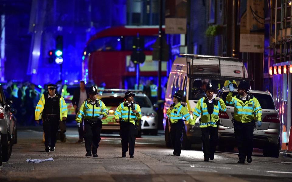  Incident at London Bridge - Credit: Dominic Lipinski /PA 