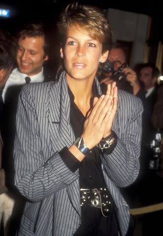 <p>Barry King/WireImage</p> Jamie Lee Curtis at the 1984 premiere of Footloose
