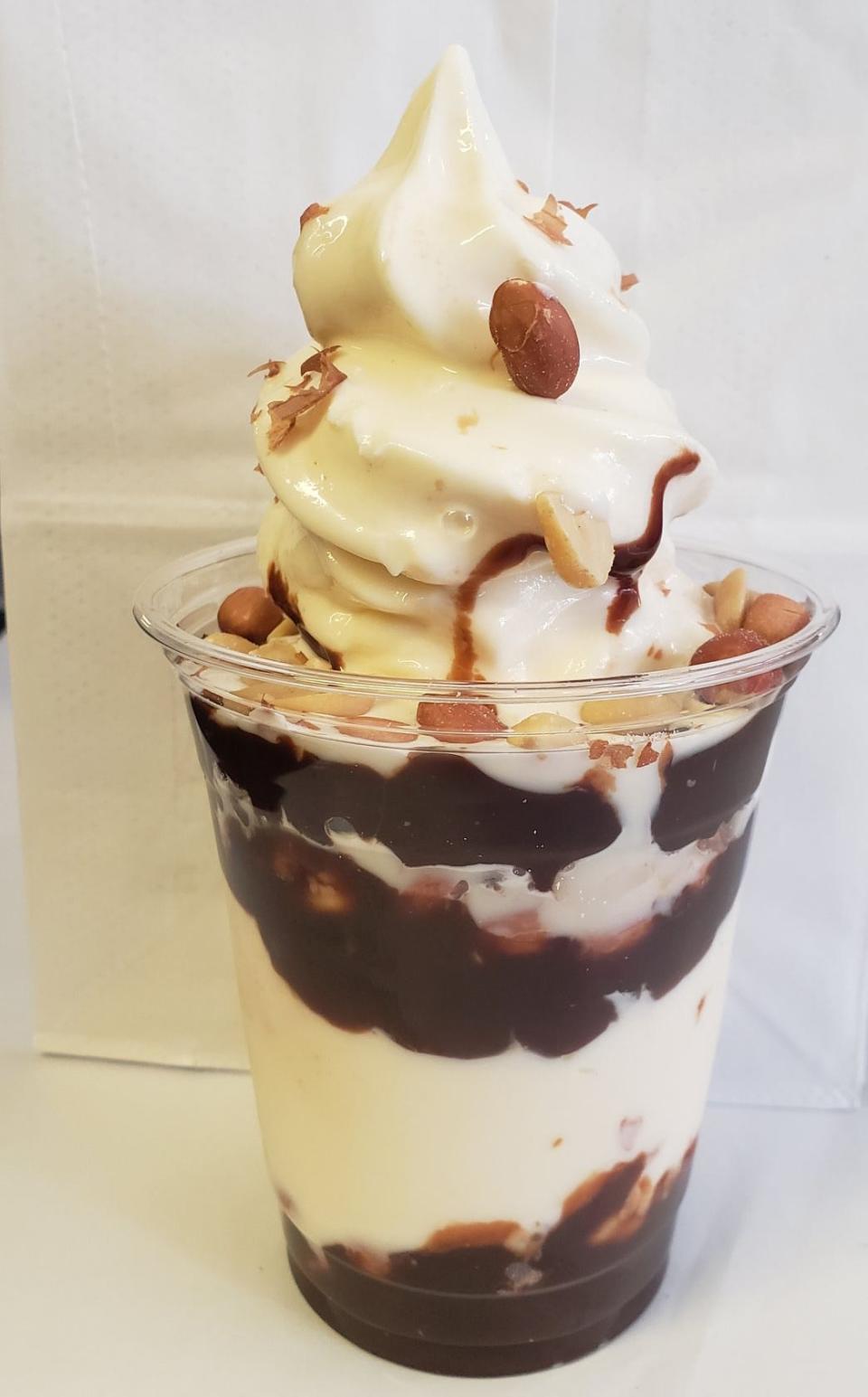 A sundae from Flavor Freeze, 552 S Farnham St., Galesburg.