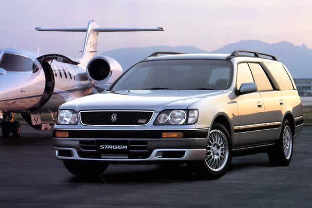 <p>This might not look like much, but the Nissan Stagea was basically a wagon version of the R33 Skyline. And thanks to Nissan in-house tuner Autech, it was offered with the GT-R's RB26 twin-turbo straight-six and all-wheel drive system. This model, dubbed <a href="https://www.autotrader.ca/expert/20150616/final-drive-1998-nissan-stagea-260rs-autech/" rel="nofollow noopener" target="_blank" data-ylk="slk:the 260RS;elm:context_link;itc:0;sec:content-canvas" class="link ">the 260RS</a>, was built in fairly limited numbers, but it's well worth seeking out. After all, it's a GT-R wagon.</p>