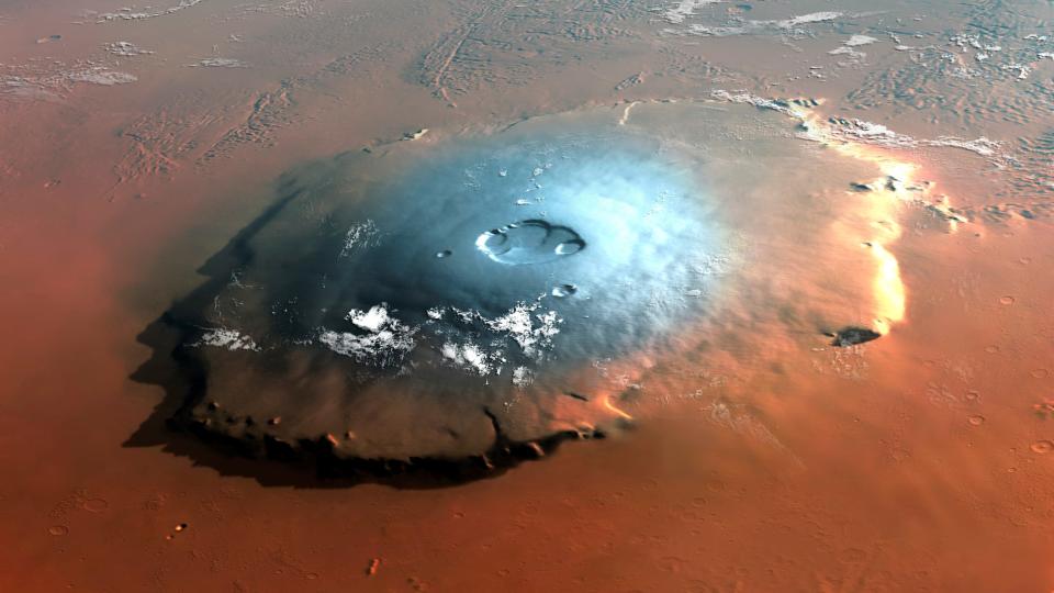 5. MARS BOASTS A VOLCANO BIGGER THAN THE ENTIRE STATE OF HAWAII