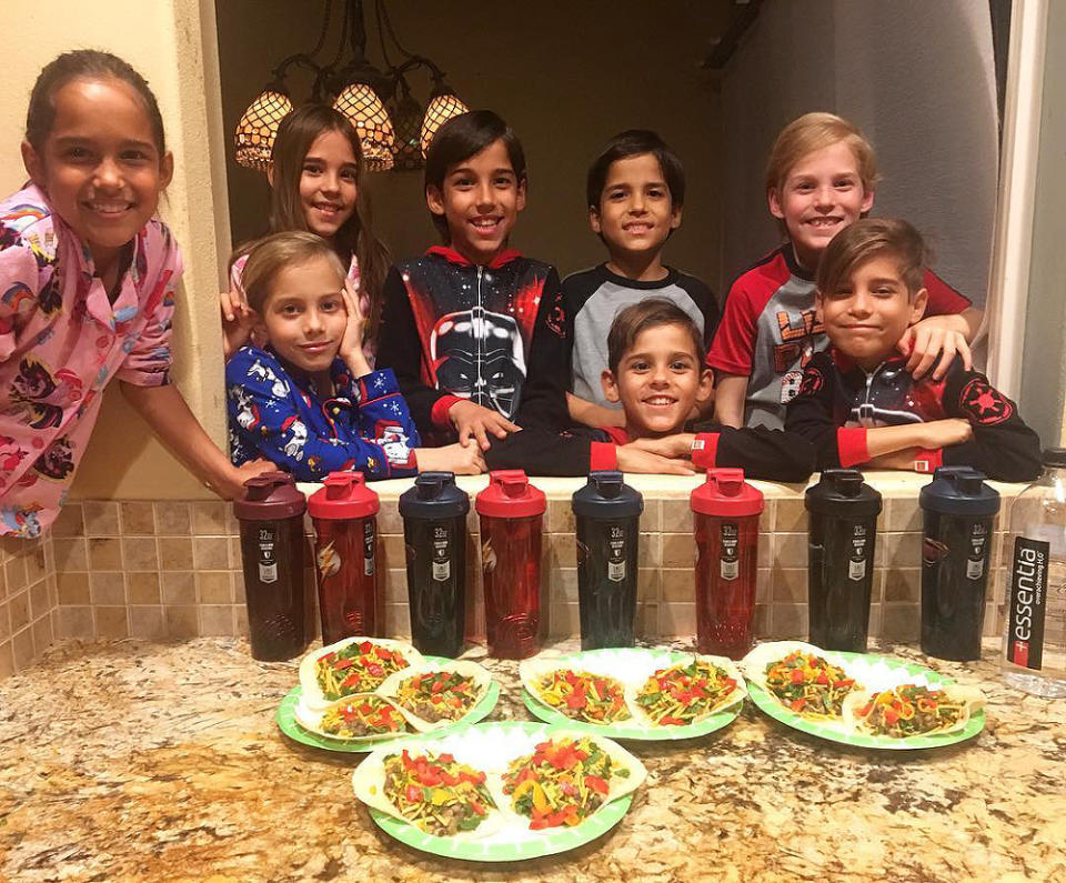 <p>Suleman has shared on several occasions that she and her children eat vegan (except for Joshua, whom <a href="https://www.instagram.com/p/CS0btm9n7zW/?utm_source=ig_embed&ig_rid=1b5670ff-226d-4798-9bbd-f4f9f7b09e96" rel="nofollow noopener" target="_blank" data-ylk="slk:she's claimed;elm:context_link;itc:0;sec:content-canvas" class="link ">she's claimed</a> is "the ONLY non vegan in the family"). </p>