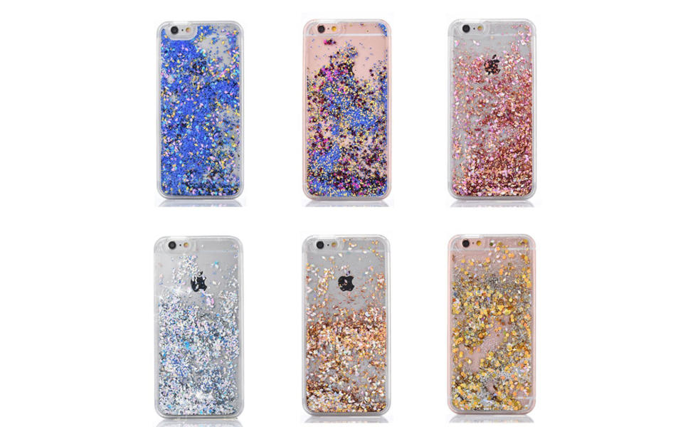 <p>Teens on your list will love opening their stocking to discover this glittery iPhone case.</p> <p>To buy: <a rel="nofollow noopener" href="https://www.amazon.com/SUPVIN%C2%AE-Fashion-Creative-Flowing-Floating/dp/B01DKM19ZY/ref=sr_1_1?ie=UTF8&qid=1474044778&sr=8-1&keywords=iPhone+SE+Case%2C+SUPVIN%C2%AE+Liquid+Case+for+iPhone+SE%2C+iPhone+5S%2C+Fashion+Creative+Design+Flowing+Liquid+Floating+Luxury+Bling+Glitter+Sparkle+Diamond+Hard+Case+for+iPhone+SE%2C+iPhone+5S+%28Yellow%29" target="_blank" data-ylk="slk:Amazon;elm:context_link;itc:0;sec:content-canvas" class="link ">Amazon</a>, $8</p>