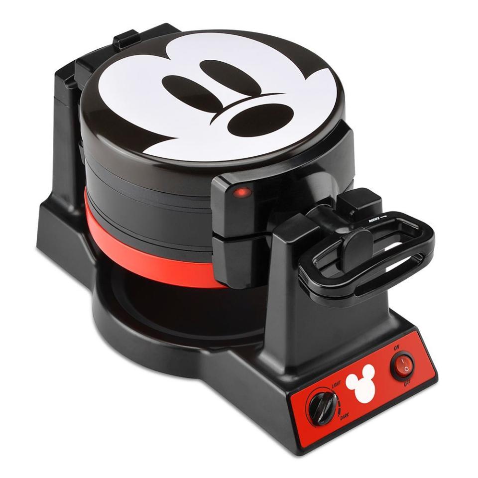 13) Mickey Mouse Double Flip Waffle Maker