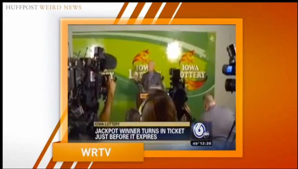 The winner of an <a href="http://www.huffingtonpost.com/2011/12/30/iowa-lottery-winner-last-minute_n_1176971.html">Iowa Lottery ticket in 2011 </a>valued at $16.5 million waited until two hours before the deadline to claim the prize. The ticket was purchased nearly one year ago.