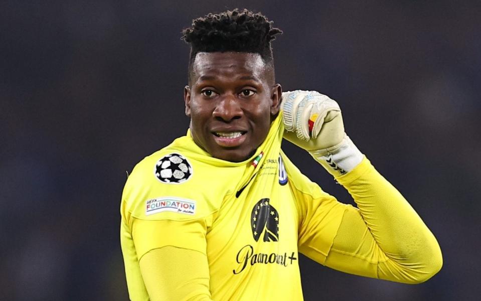 Andre Onana of Inter Milan during the Champions League final - Chelsea identify two top targets to strengthen goalkeeper options - AMA/Robbie Jay Barratt