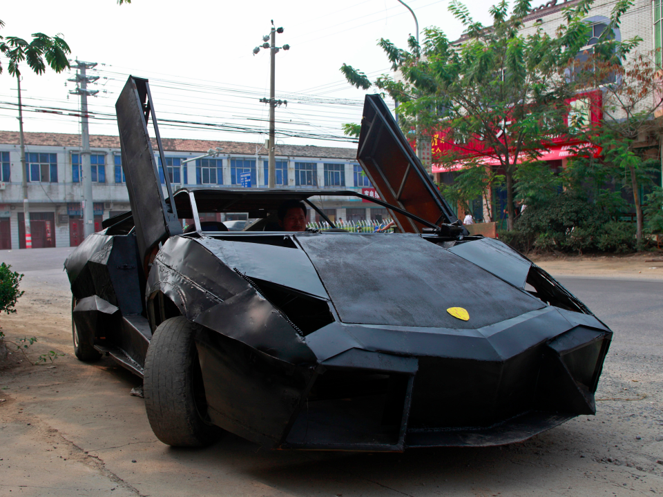 lamborghini china fake crash