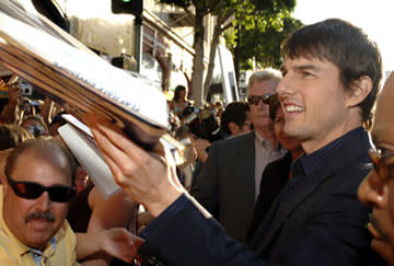 Tom Cruise at the Hollywood premiere of Warner Bros. Pictures' Batman Begins