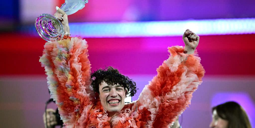 swiss singer nemo 68th eurovision song contest sc 2024 on may 11, 2024