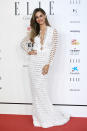 Ariadne Artiles dio en el blanco con un diseño de Yolancris. Fue la novia de la ELLE Cancer Ball 2019. (Foto: Carlos Álvarez / Getty Images).