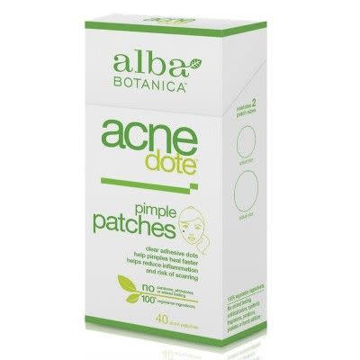 <p><strong>Alba Botanica</strong></p><p>target.com</p><p><strong>$7.99</strong></p><p>This hydrocolloid patch is paired with tea tree oil (a natural anti-inflammatory and antibacterial ingredient), witch hazel (helps cleanse), and salicylic acid (clears out pores) for a major triple threat. </p>