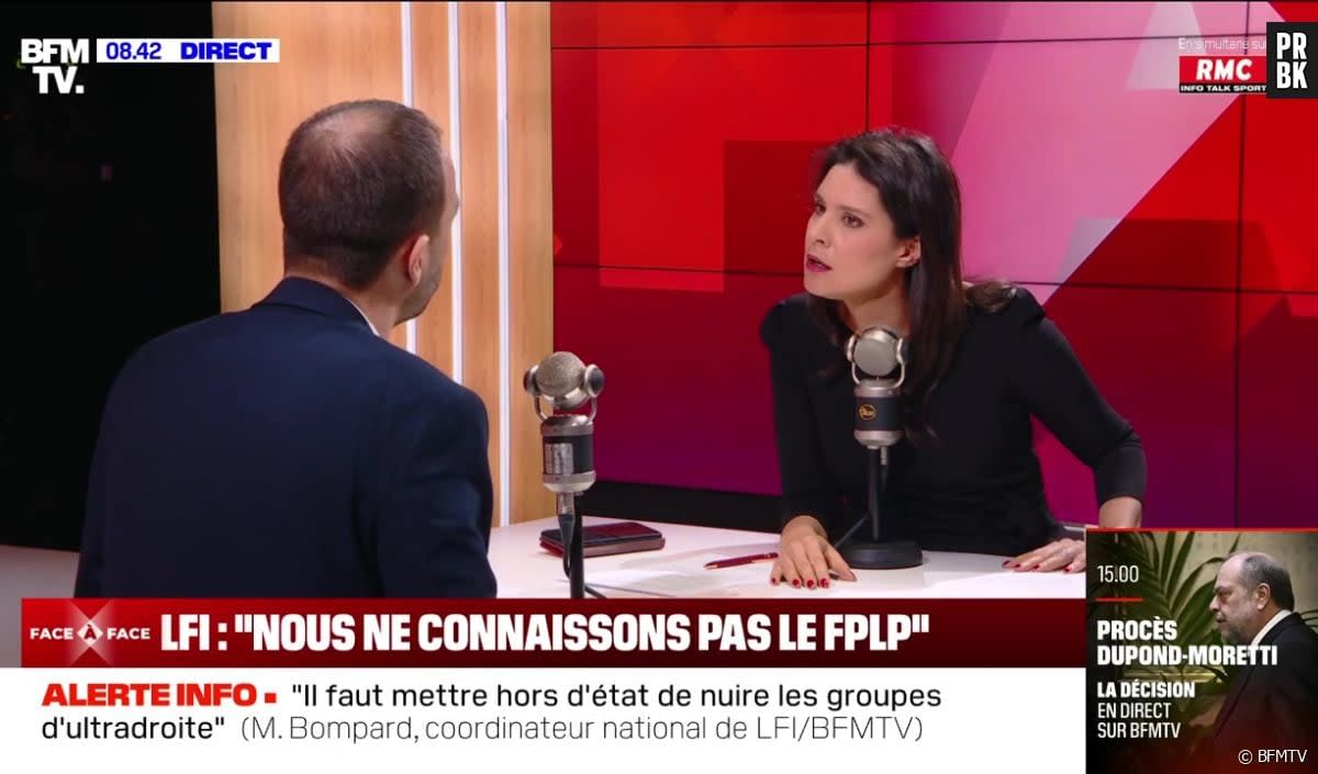 Echange très tendu entre Apolline de Malherbe et Manuel Bompard sur BFMTV - BFMTV