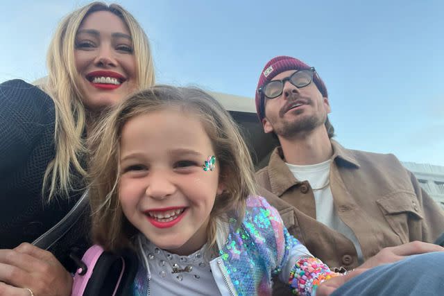 <p>hilaryduff/Instagram</p> Hilary Duff, Matthew Koma and their daughter, Banks