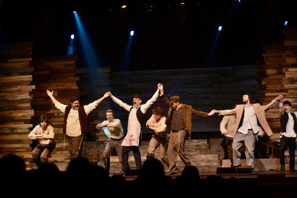 The cast of 'Fiddler on the Roof' at the Historic Savannah Theatre, running through Nov. 19.