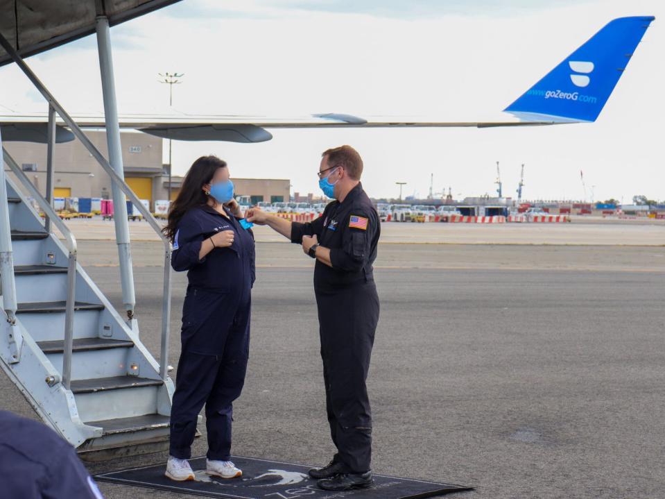 Zero G Experience Boeing 727