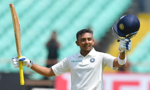 Prithvi Shaw became the youngest Indian batsman to score a century on his Test debut