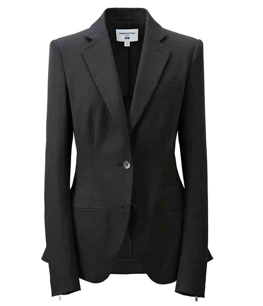 Uniqlo x Carine Roitfeld Women Carine Cotton Jacket in Black