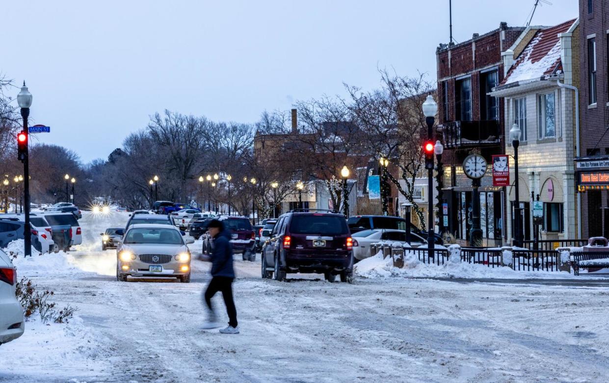 Downtown Denison, Iowa.