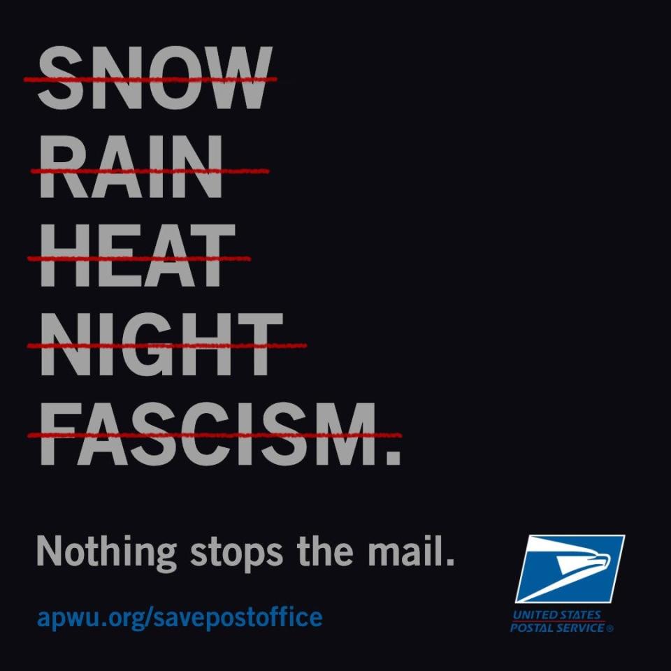 United States Postal Service USPS Fascism Post Office