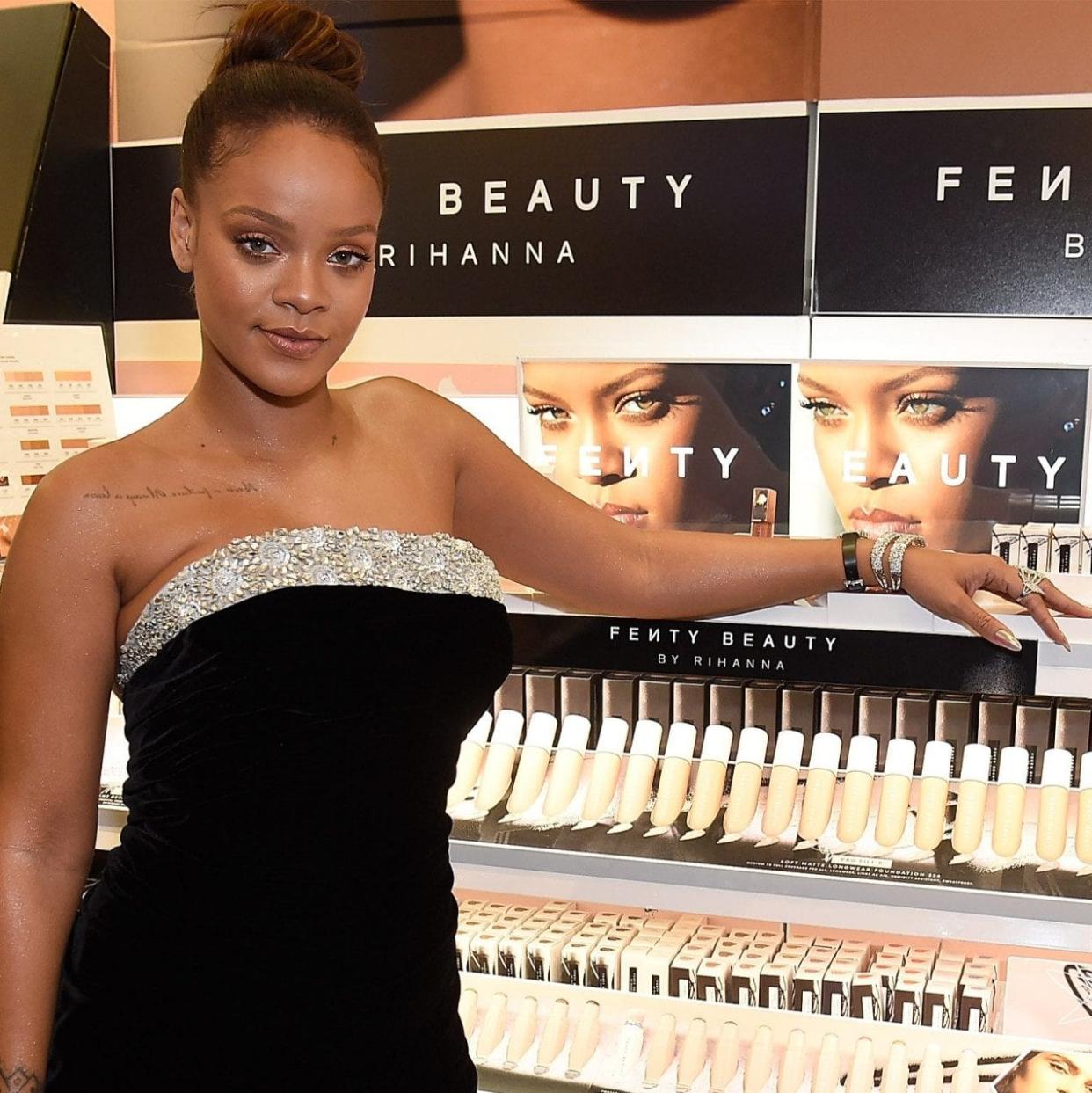 Rihanna launches her Fenty Beauty range at Sephora in Times Square, New York.  - Getty Images North America