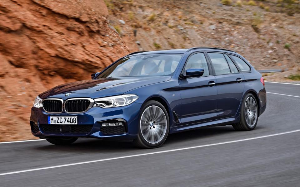 BMW 5-Series Touring best premium top family cars to buy uk 2021