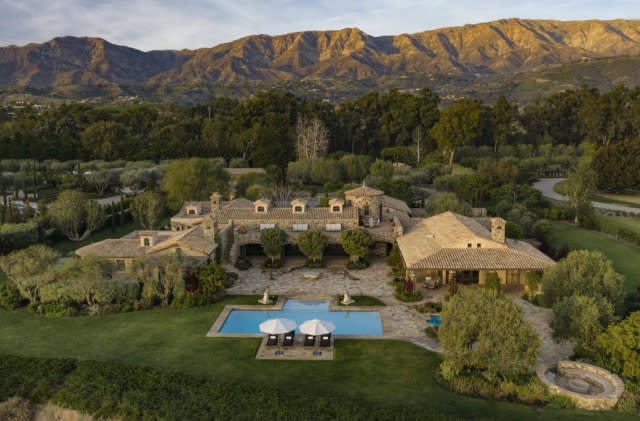 Ellen DeGeneres and Portia de Rossi's new Carpinteria home. 