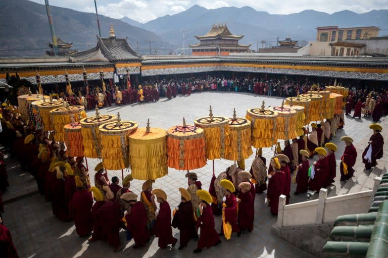 Rebkong county is a major centre of traditional Tibetan culture and the Gelug -- or "Yellow Hat" -- sect of the exiled Dalai Lama