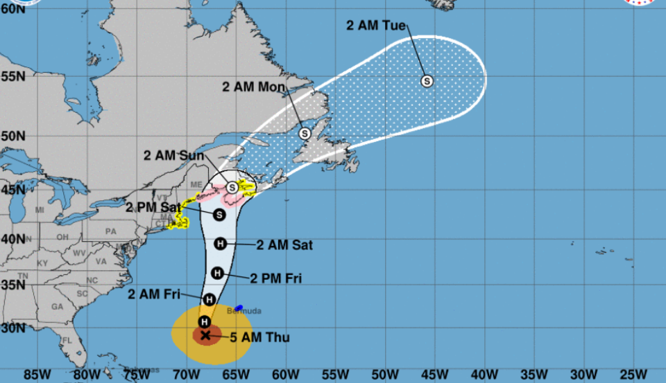 The National Weather Service has issued a tropical storm advisory for the Seacoast New Hampshire and southern Maine region for later this week as Hurricane Lee, currently around Bermuda, approaches northern New England.