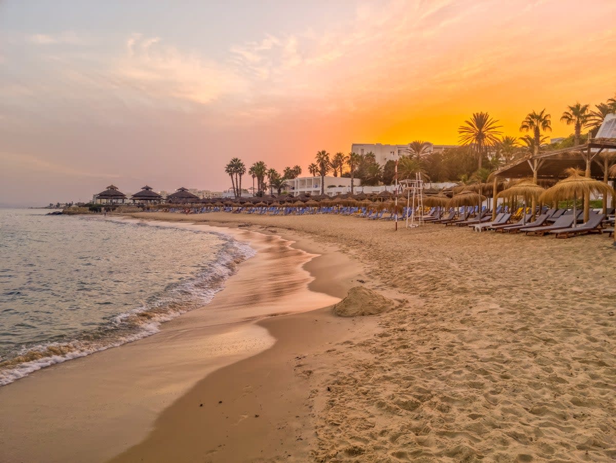 Hammamet Beach on the Mediterranean coastline (Getty Images/iStockphoto)