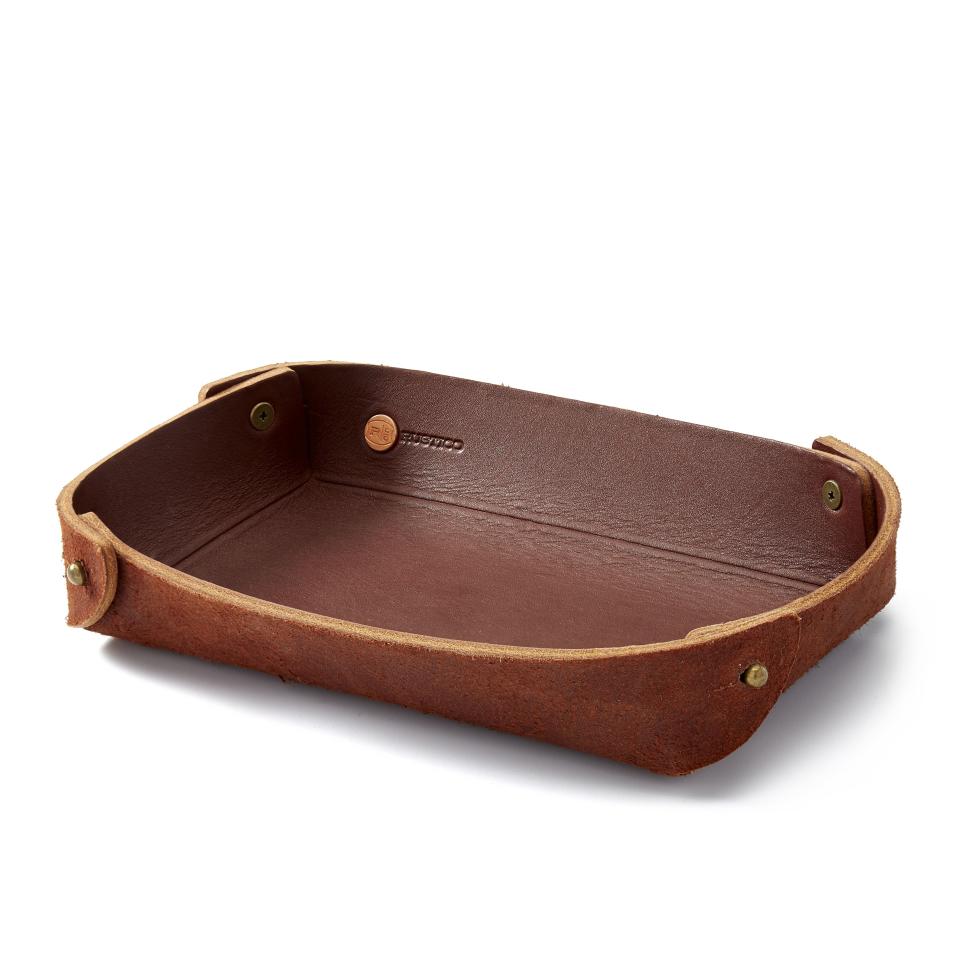 Basin Leather Catch-All