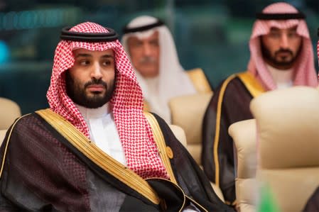FILE PHOTO: Crown Prince of Saudi Arabia Mohammad bin Salman attends the Gulf Cooperation Council summit in Mecca