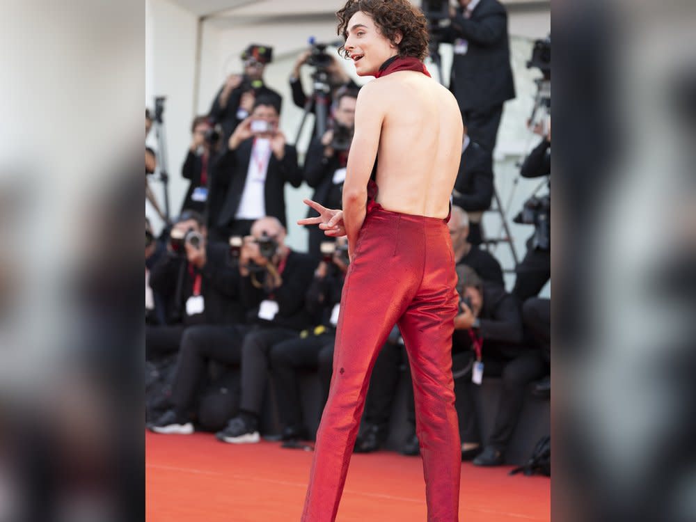 Timothée Chalamet in Venedig. (Bild: KAREN DI PAOLA/Anadolu Agency via Getty Images)