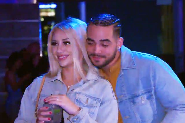 <p>TLC</p> Sophie and Rob meet friends at a Los Angeles club.