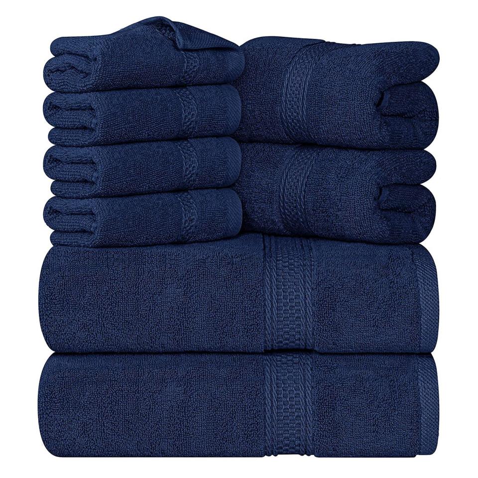 15) 8-Piece Bath Towel Set