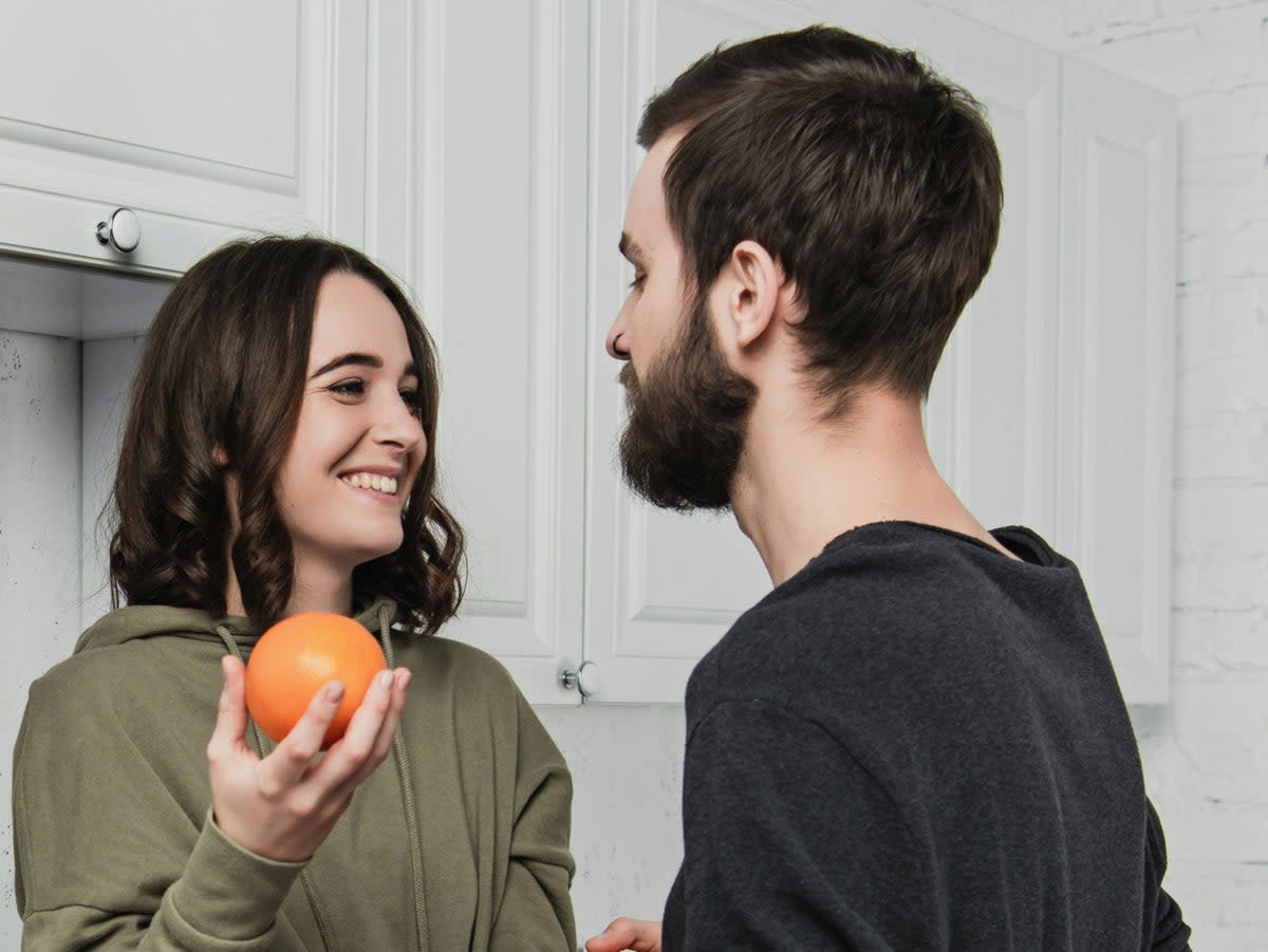Comparing apples with oranges: could fruit hold the key to your relationship? (Getty/iStock)